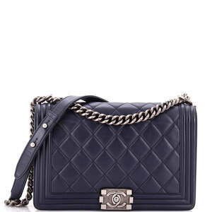 Chanel Boy Flap Bag Quilted Calfskin #237516C31B